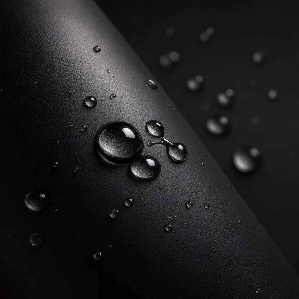 Matte black brass finish detail