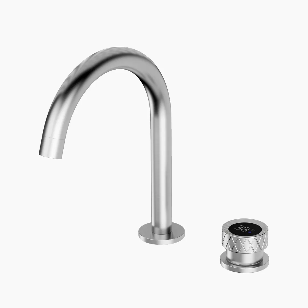 11 7001 Widespread Basin Mixer — 4-Inch 2-Hole Brass Set