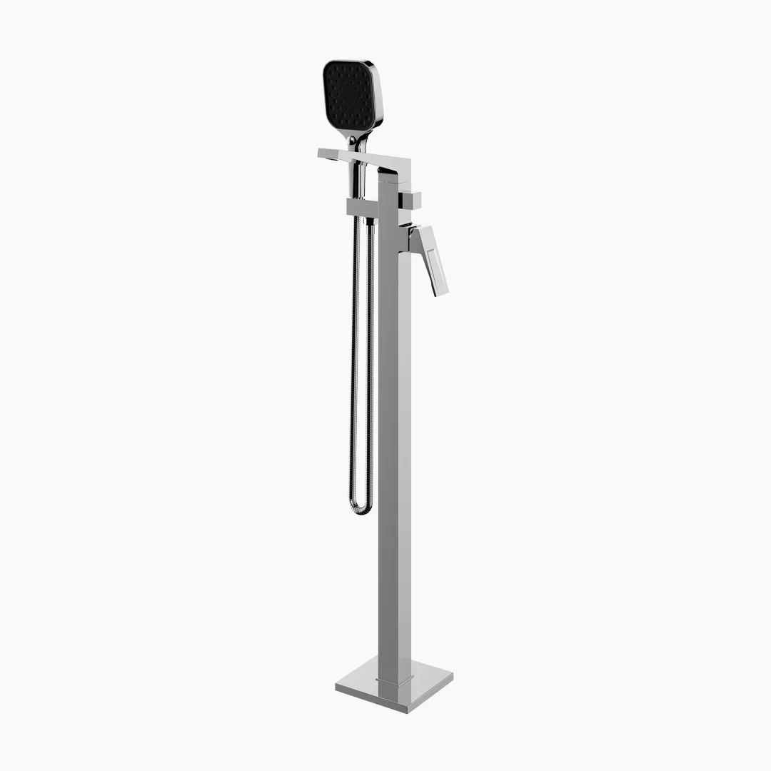 53 3801 Floor-Standing Bath Shower Mixer — Freestanding Tub Faucet